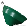 Высокие марганцы стальные детали Cone Cone Con Crusher Bowl Lister